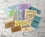 WW2 Era Tickets Pocket Filler Set replica, Amerika, Delware Trading, Delware Trading, Ophalen of Verzenden