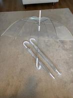 Doorzichtige paraplu’s 3 stuks, Sieraden, Tassen en Uiterlijk, Paraplu's, Ophalen, Nieuw, Overige kleuren