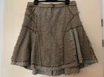 Rok Didi maat 5 wol polyester tweed bruin groen blauw, Bruin, Maat 42/44 (L), Didi, Ophalen of Verzenden