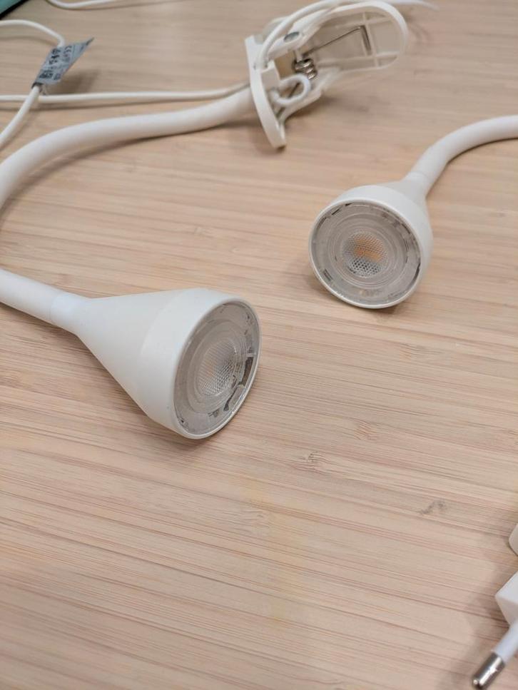 NÄVLINGE LED Klemlamp - Wit, Huis en Inrichting, Woonaccessoires | Spiegels, Zo goed als nieuw, Minder dan 50 cm, Minder dan 100 cm