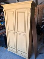 Kast mosterdgeel opknapper, Ophalen, Gebruikt, 100 tot 150 cm, 150 tot 200 cm