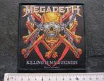Megadeth officiele 2020  killing is my business patch 92, Verzamelen, Muziek, Artiesten en Beroemdheden, Nieuw, Kleding, Verzenden