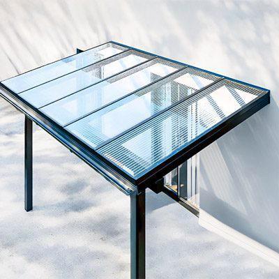 Kanaalplaat – 98x450 16 mm helder – Polycarbonaat, Tuin en Terras, Overkappingen, Nieuw, Ophalen