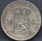 Zilveren rijksdaalder 1858 - 2 1/2 gulden 1858 - Willem 3, Koning Willem III, Verzenden, Zilver, Losse munt