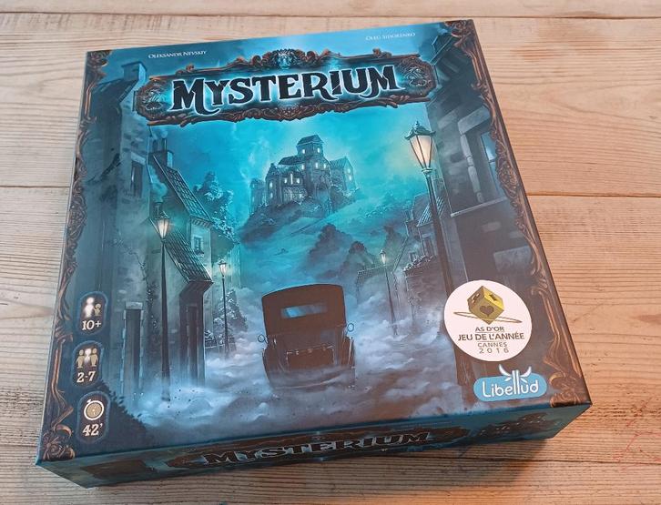 Mysterium, Hobby en Vrije tijd, Gezelschapsspellen | Bordspellen, Zo goed als nieuw, Een of twee spelers, Drie of vier spelers