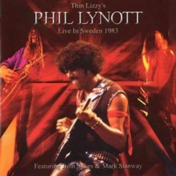 CD: Philip Lynott (Thin Lizzy) – Live in Sweden 1983 (ZGAN)  beschikbaar voor biedingen