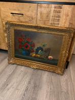 Prachtige grote antiek schilderij barok, Ophalen of Verzenden