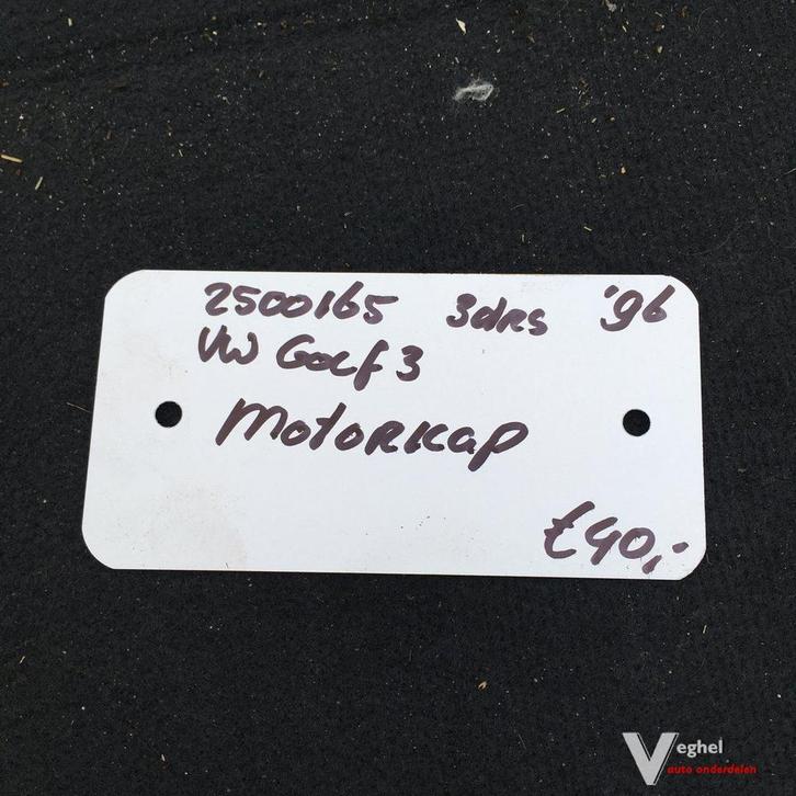 Vw Golf 3 1.4 B 3drs 1996 2500165  Motorkap, Auto-onderdelen, Carrosserie en Plaatwerk, Motorkap, Gebruikt, Ophalen
