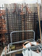Smeedijzeren hekwerk, 20m, met poort, Met poort, Gebruikt, Ophalen of Verzenden, Sierhekwerk