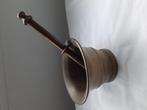 Bronzen vijzel met stamper., Ophalen of Verzenden