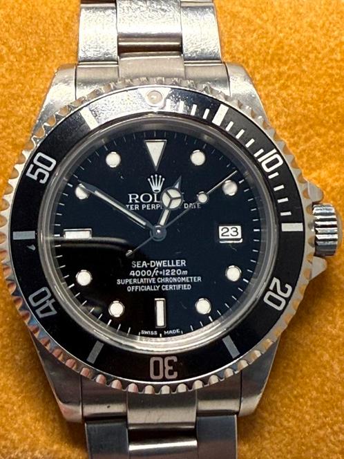 Rolex Sea-Dweller 4000 ref 16600 full set 2001 incl garantie, Sieraden, Tassen en Uiterlijk, Horloges | Heren, Zo goed als nieuw