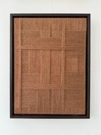 Relief kunstwerk Wool Lines Amber 30x40 cm, Ophalen of Verzenden, Nieuw