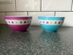 2 Lief ! Schaaltjes. Roze en blauw, Ophalen of Verzenden, Zo goed als nieuw, Overige stijlen, Schaal of Schalen