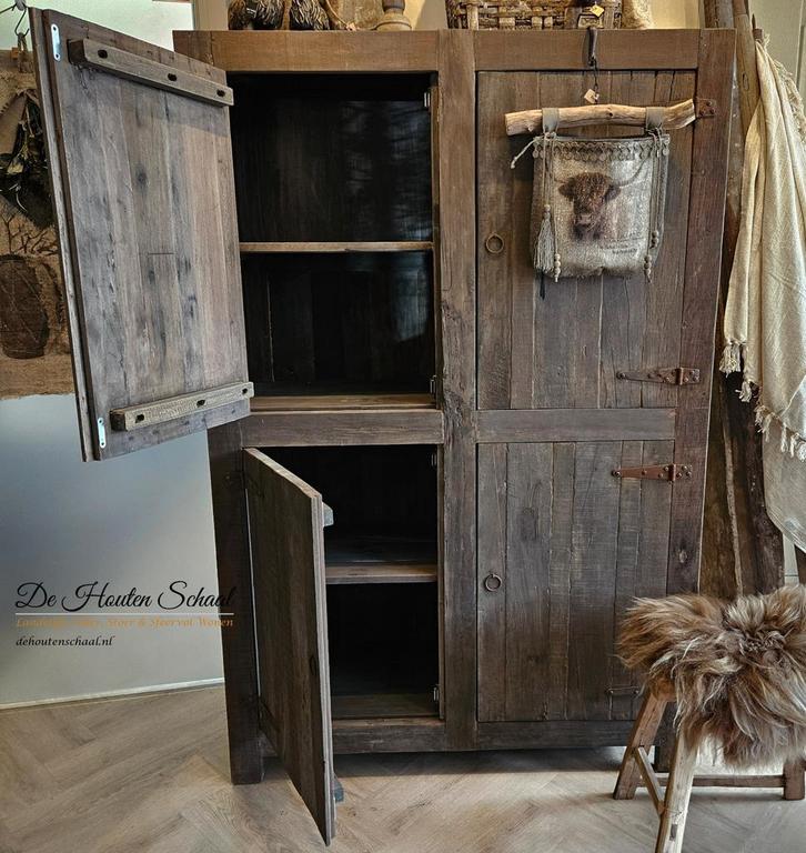 Wandkast Kast Driftwood, Huis en Inrichting, Kasten | Overige, Nieuw, Ophalen