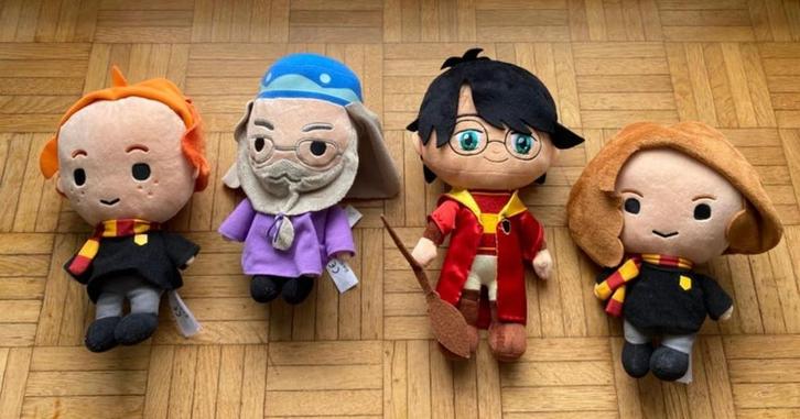 Harry Potter Knuffels - Set van 4, Kinderen en Baby's, Speelgoed | Knuffels en Pluche, Zo goed als nieuw, Overige typen, Ophalen of Verzenden