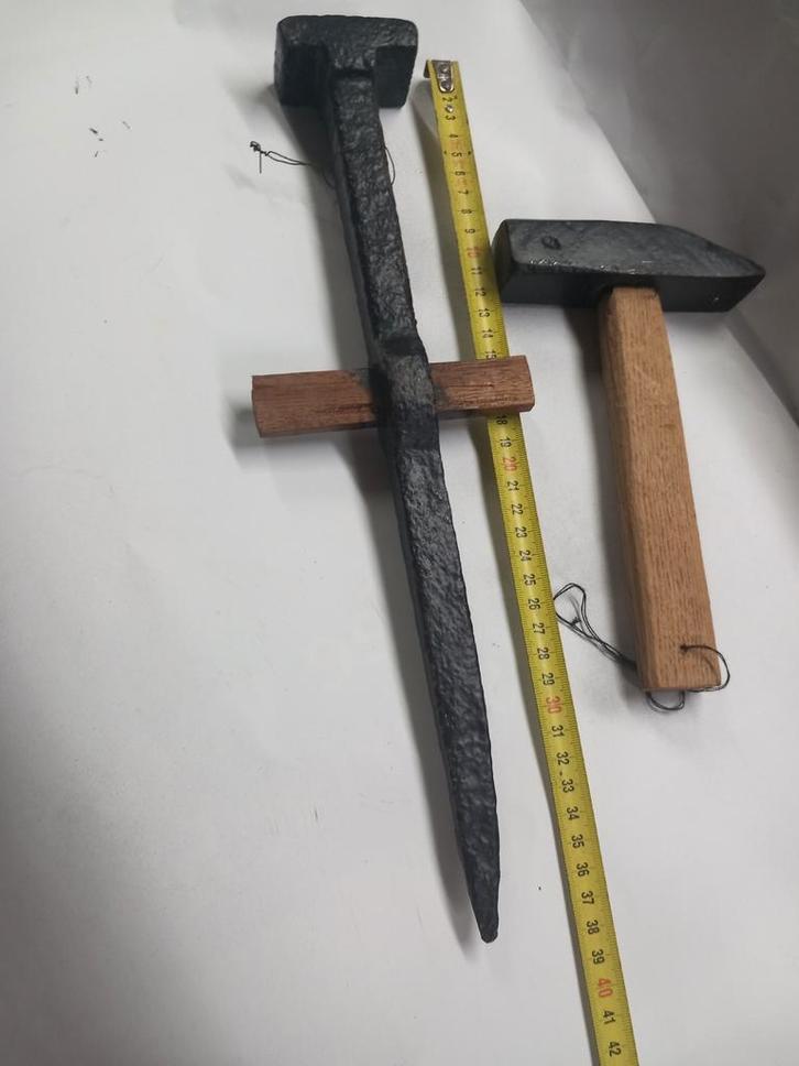 Oud Harenspit, Hamer om Zeis te Scherpen, Antiek en Kunst, Antiek | Gereedschap en Instrumenten, Ophalen of Verzenden