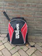 Tennis rugzak Van het merk Wilson - 6 vakken met rits, L00, Ophalen of Verzenden, Zo goed als nieuw, Wilson