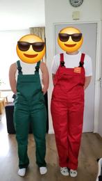 Tuinbroeken rood, wit en groen, Kleding | Dames, Carnavalskleding en Feestkleding, Ophalen of Verzenden, Zo goed als nieuw, Carnaval