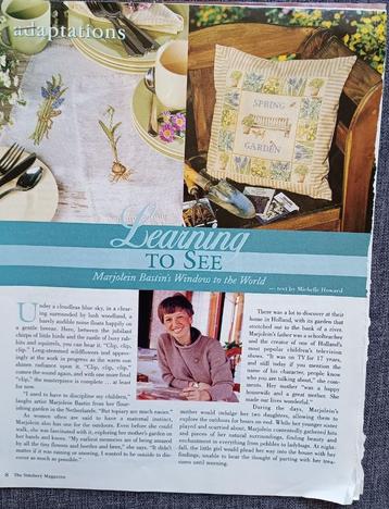 Borduurpatronen Marjolein Bastin Stitchery - Uniek beschikbaar voor biedingen