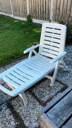 Inklapbare Ligbed ligstoel tuinstoel, Tuin en Terras, Ligbedden, Ophalen, Gebruikt, Kunststof