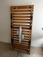 Electrische verstelbare lattenbodem, Ophalen, Gebruikt, 90 cm, Eenpersoons