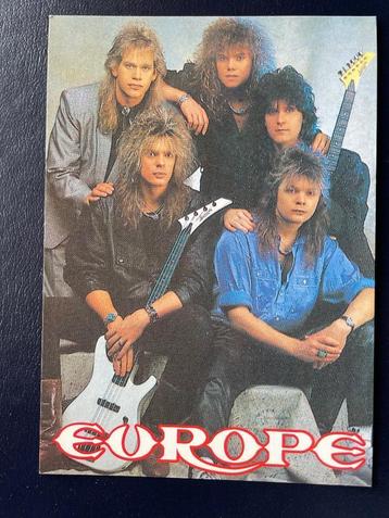 ansichtkaart / kaart van groep / band Europe. beschikbaar voor biedingen