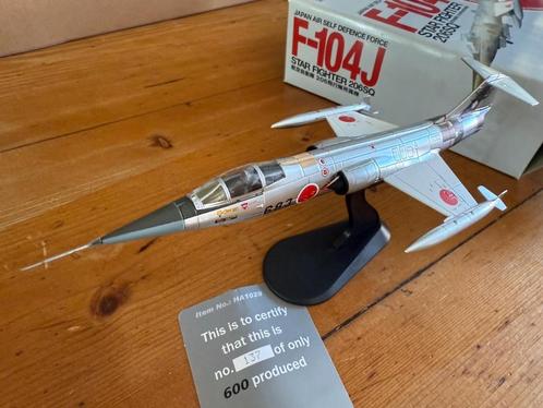 Hobby Master HA1029 F-104J Starfighter JASDF Chrome finish, Verzamelen, Luchtvaart en Vliegtuigspotten, Gebruikt, Schaalmodel