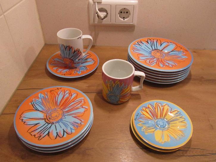 Daisy Rosenthal Studio Line serviesdelen Andy Warhol, Huis en Inrichting, Keuken | Servies, Zo goed als nieuw, Overige typen, Overige stijlen