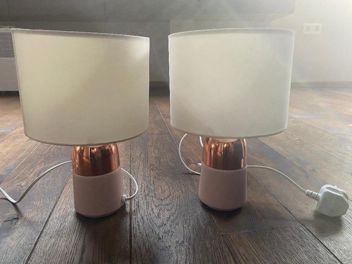 Dimbare lampjes met touch bediening, Huis en Inrichting, Lampen | Tafellampen, Gebruikt, Minder dan 50 cm, Ophalen