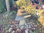 Stenen Waterfontein Tuinornament, Tuin en Terras, Tuinbeelden, Ophalen of Verzenden, Gebruikt, Steen, Overige typen