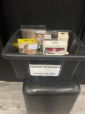Koopjesbak  beschikbaar voor biedingen