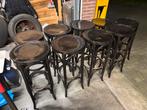 9 stuks Thonet barkrukken café horeca kroeg keet mancave bar, 5 krukken of meer, Ophalen of Verzenden, Zo goed als nieuw, 60 tot 90 cm