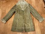 Mooie Italiaanse leren jas ,maat L .  2x aangehad, Ophalen of Verzenden, Zo goed als nieuw, Maat 38/40 (M), Zwart