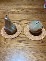 Marmer fruit appel en peer, Ophalen of Verzenden