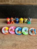6x Paw Patrol Mighty Pups Super Paws figuurtjes + 5 tollen, Ophalen of Verzenden, Gebruikt