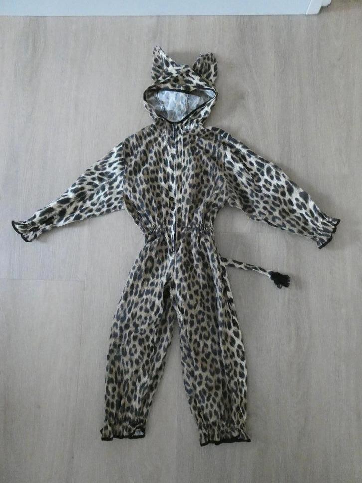 Carnavalspakje jachtluipaard, Kinderen en Baby's, Carnavalskleding en Verkleedspullen, Gebruikt, Jongen of Meisje, 104 of kleiner