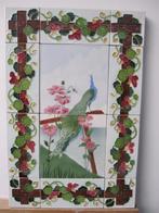 Tegelpaneel antieke wandtegels pauw 46 x 30,cm