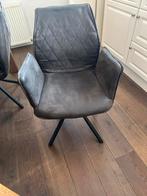 Eethoek: Massief Eiken Tafel + 4 Draaistoelen, Ophalen of Verzenden