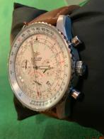 Breitling Navitimer limited edition 50th anniversary, Leer, Staal, Breitling, Polshorloge