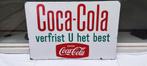 Emaille bord Coca Cola, Verzamelen, Merken en Reclamevoorwerpen, Ophalen of Verzenden, Gebruikt, Reclamebord