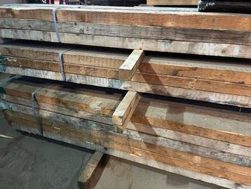 Gebruikten houten balken 400 x 17,5 x 7,5 beschikbaar voor biedingen