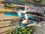 Diverse  telescoop hengels standaards  plateaus, Watersport en Boten, Hengelsport | Witvissen, Ophalen, Gebruikt, Overige typen