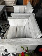 6 Steigerhouten Tuinstoelen - Set, Tuin en Terras, Ophalen, Gebruikt, Hout