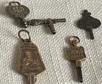 4 antieke horlogesleutels, Ophalen of Verzenden