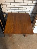 Houten bijzettafel / tafeltje, Gebruikt, Eikenhout, Minder dan 50 cm, Ophalen of Verzenden