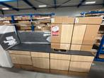 2 Nieuwe Keukenblokken Outlet: Kokos & Eiken - 2,62m, Ophalen, Bruin, Nieuw, Enkelwandige keuken