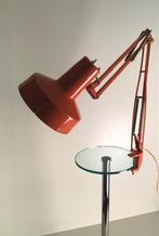 Hele nette vintage architecten lamp in de kleur oranje, Huis en Inrichting, Lampen | Tafellampen, Ophalen of Verzenden, Zo goed als nieuw