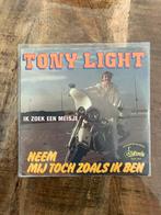 Tony Light - Neem mij toch zoals ik ben - Ik zoek een meisje, Overige formaten, Levenslied of Smartlap, Gebruikt, Verzenden