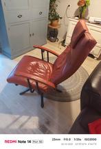 Leren fauteuil prima staat., Ophalen, Gebruikt, 50 tot 75 cm, Leer