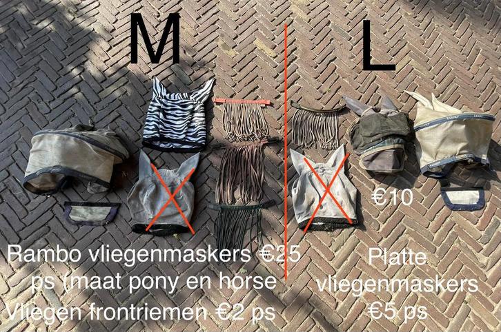 Vliegenaccessoires, Dieren en Toebehoren, Paarden en Pony's | Overige Paardenspullen, Gebruikt, Overige soorten, Ophalen of Verzenden